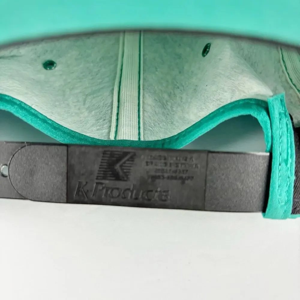Deadstock Vintage Wyffels Hybrids Teal Sun Spark Cap
